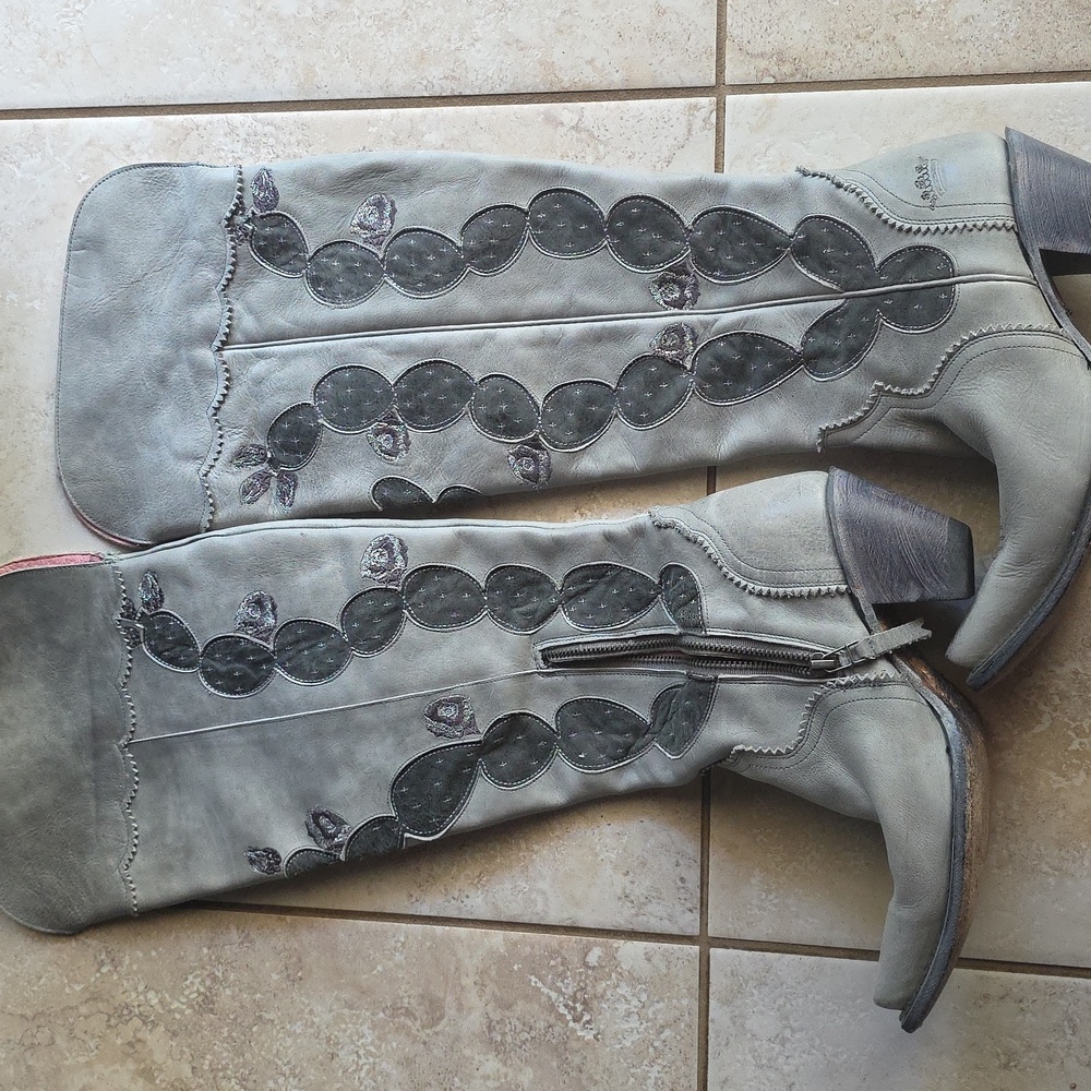 Junk Gypsy X Lane OTK cactus boots - Picture 9 of 10
